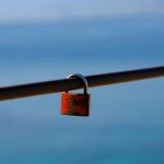 Padlock on chain representing HTTPS security