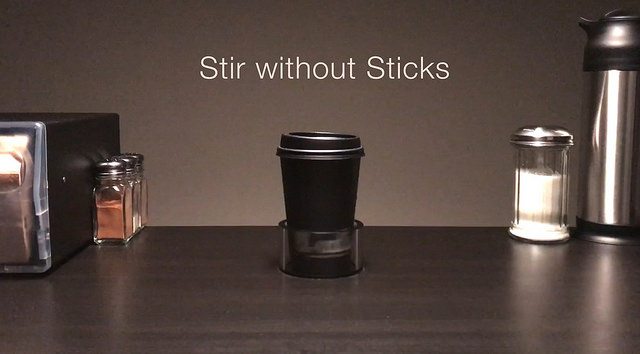 The Stircle Stirs Your Coffee Without Stir Sticks