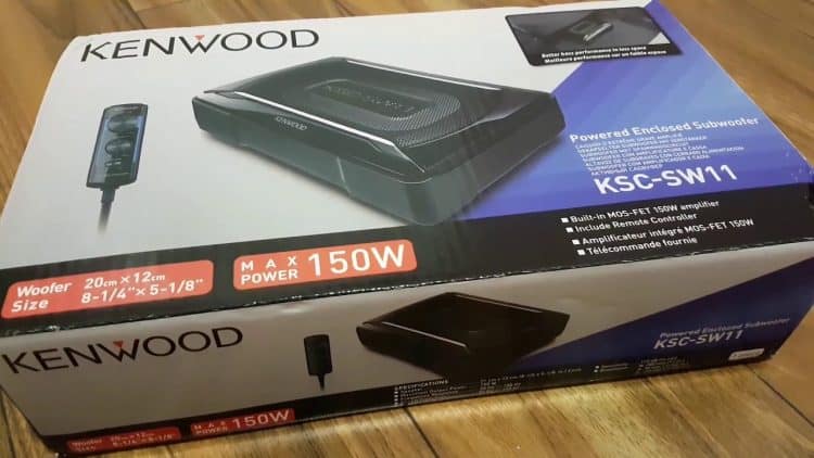 Kenwood KSC SW11 Compact Enclosed Subwoofer Review