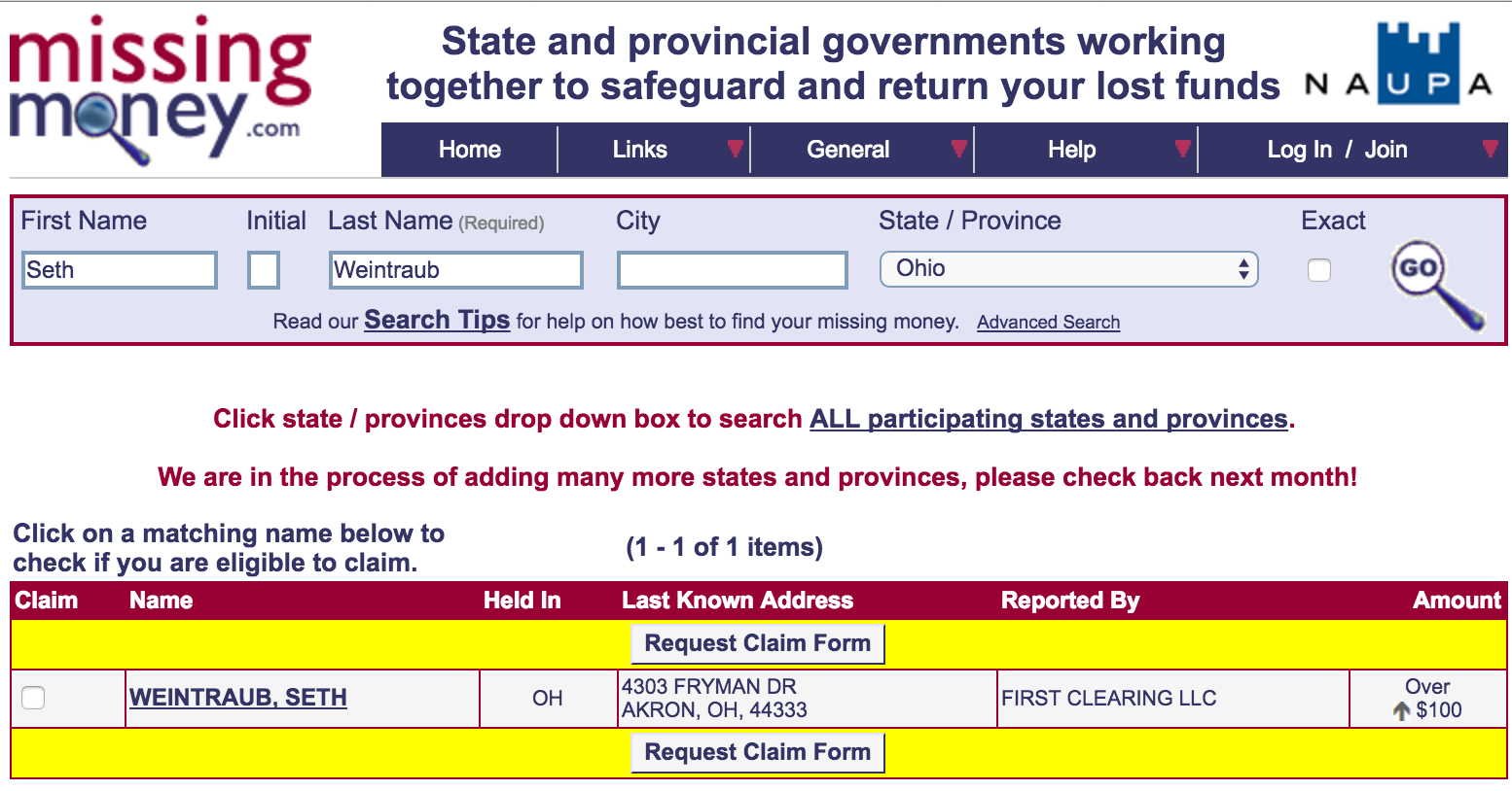 Claim-Money-government
