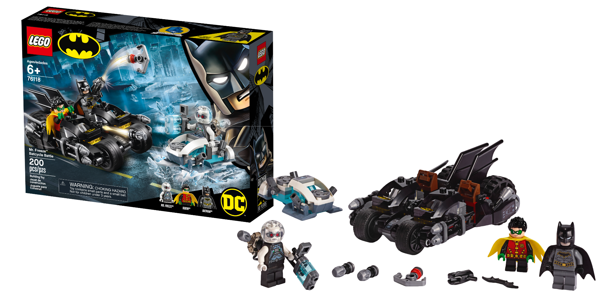 Mr. Freeze Batcycle Battle