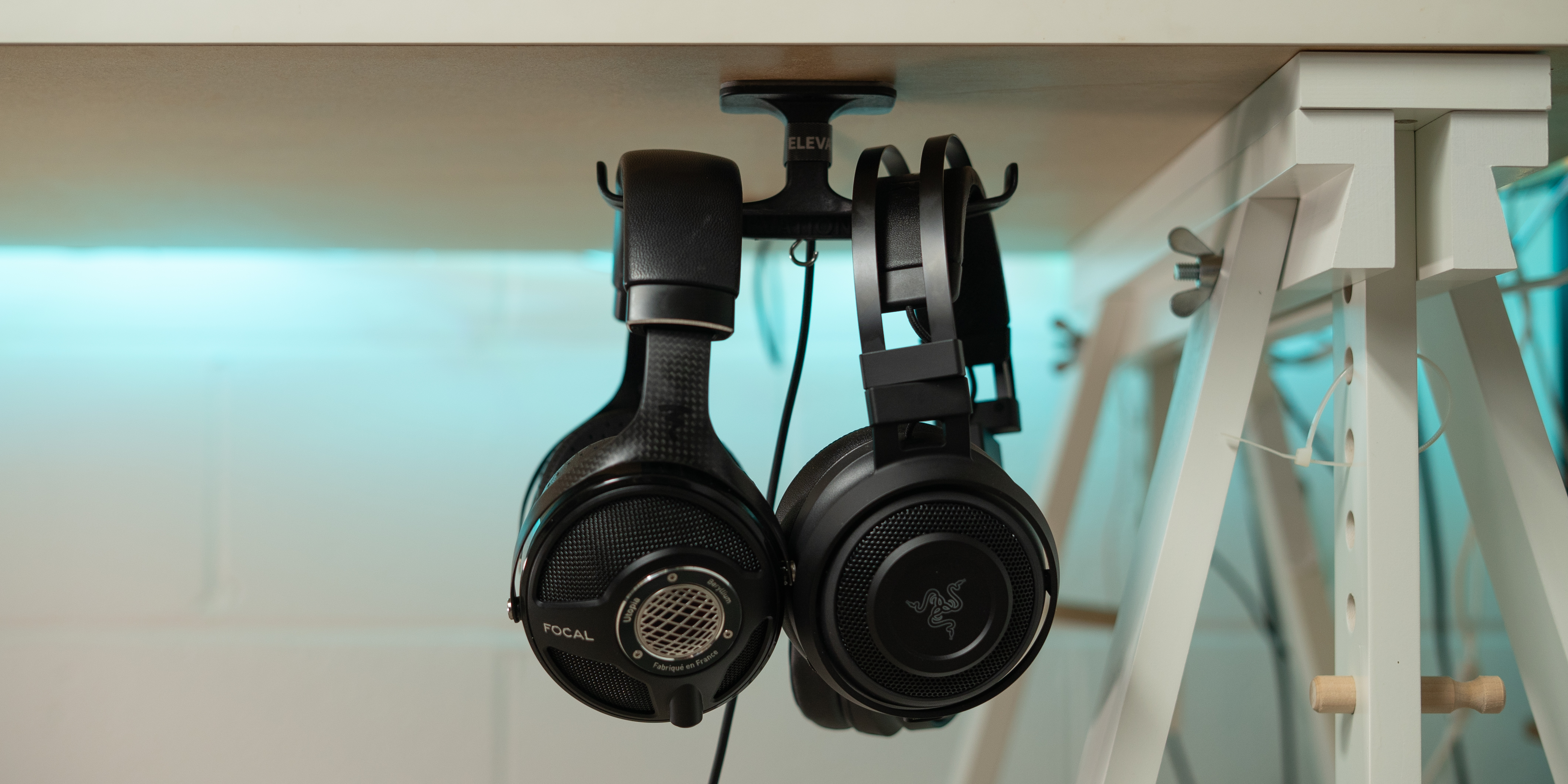 Razer and Focal headphones on the Anchor Pro