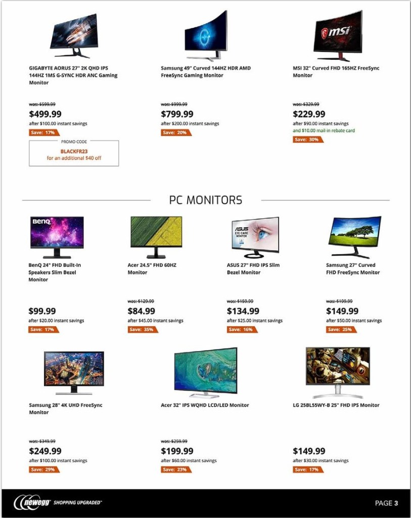 Newegg Black Friday