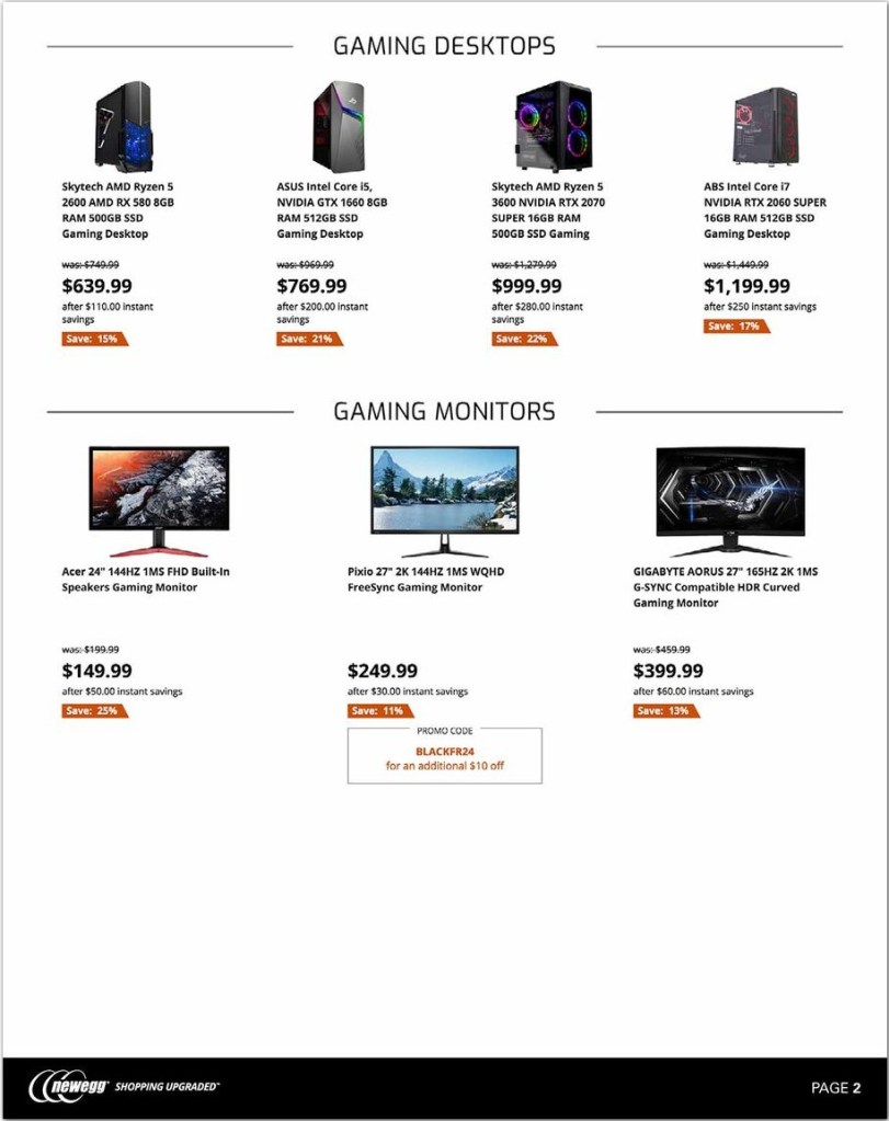 Newegg Black Friday