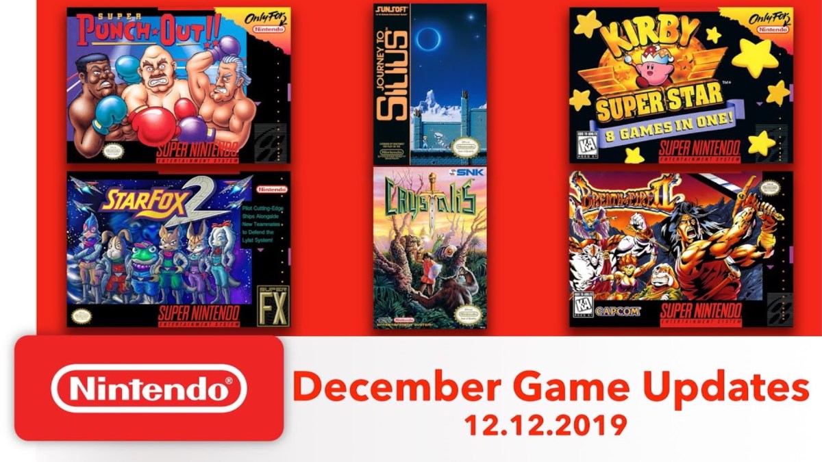 Nintendo Switch Online December