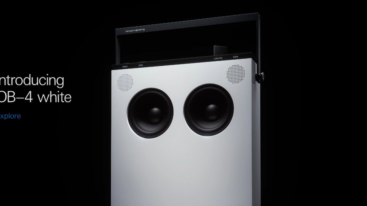 a close up of a speaker