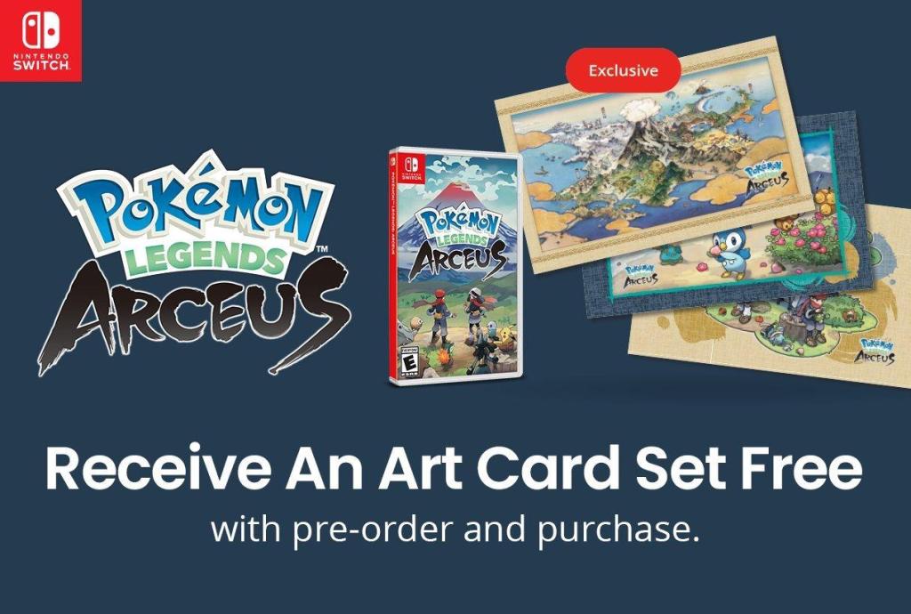 Pokémon Legends Arceus pre-order deals and bonus