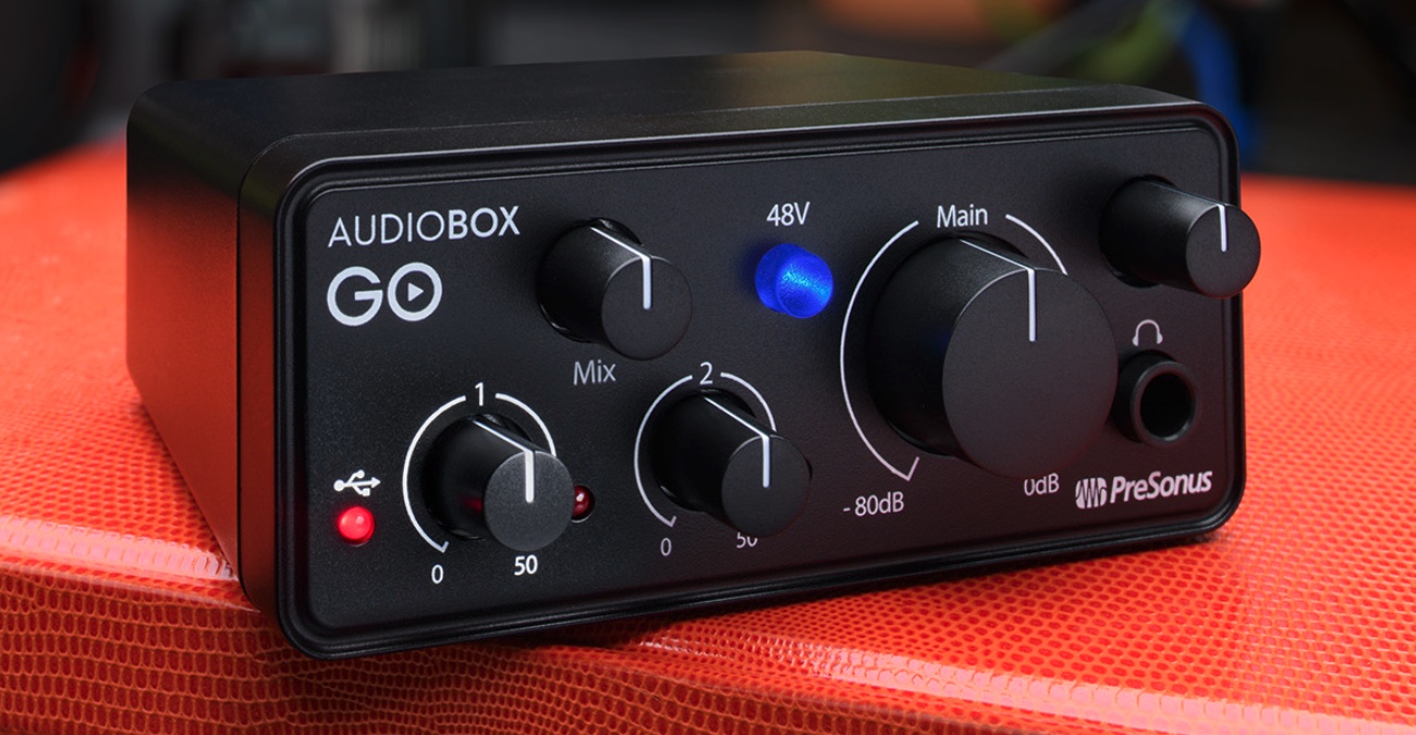 affordable audio interfaces PreSonus AudioBox GO