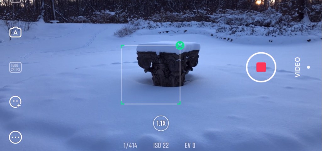 The ZY Cami app has a lot of functionality for getting creative shots.