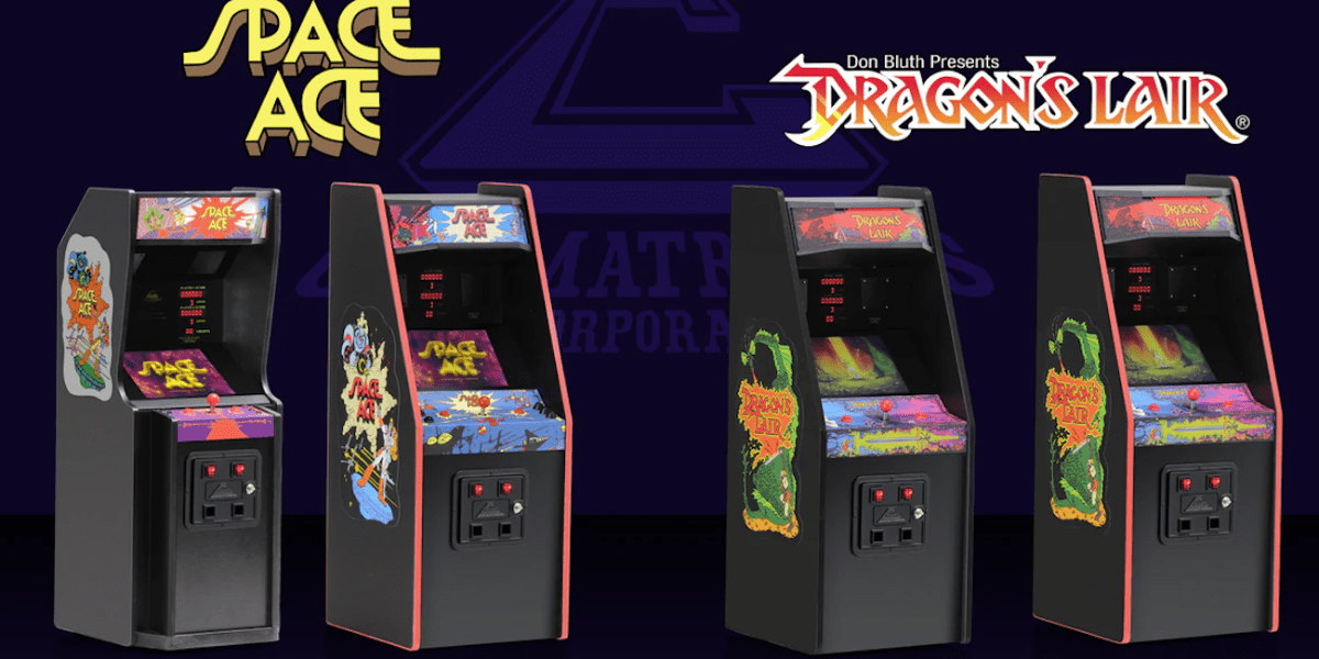 Dragon's Lair mini arcade machines