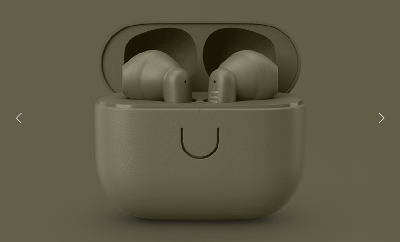 Urbanears sustainable wireless earbuds green