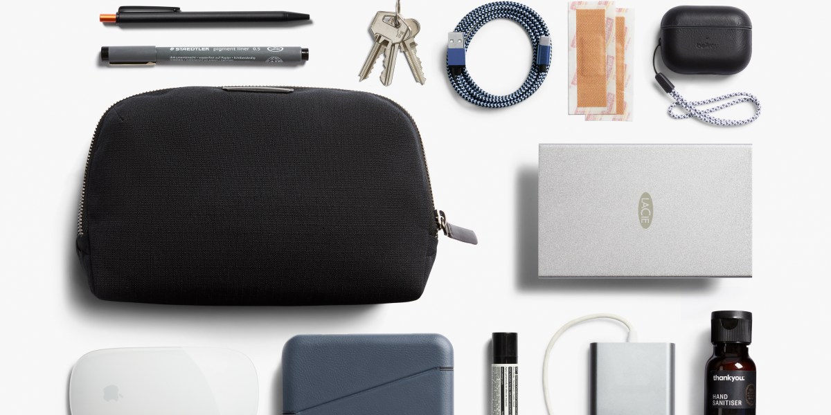 cable organizer bag Desk Caddy Bellroy