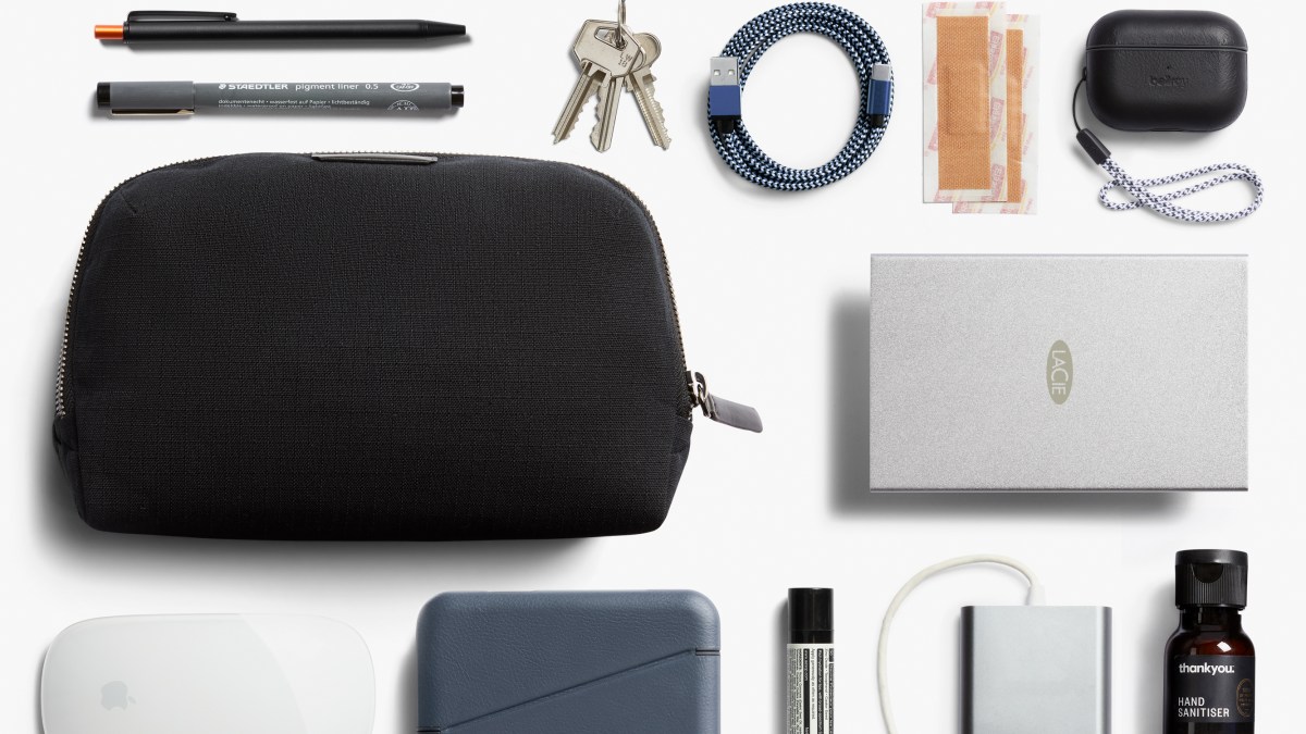 cable organizer bag Desk Caddy Bellroy