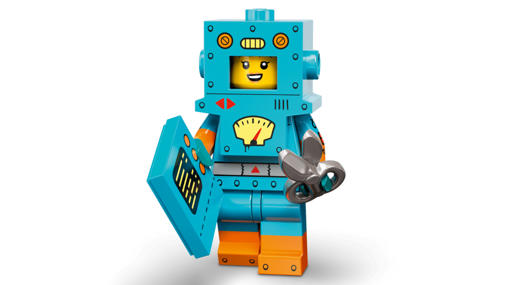 LEGO Series 23 Collectible minifigures cardboard robot