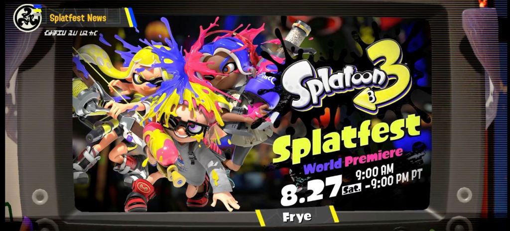 Splatoon 3 Direct Splatfest