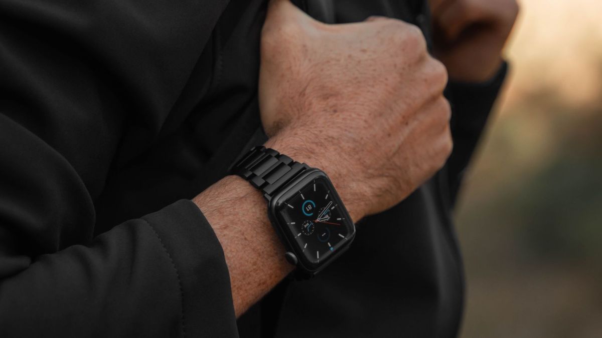 black Titanium Apple Watch band