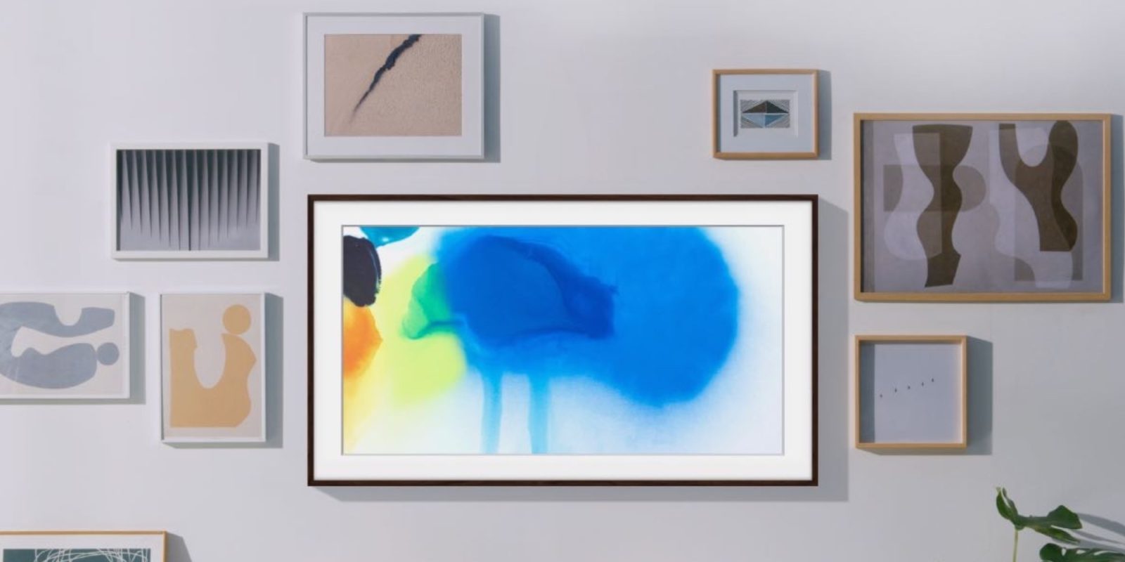 a painting hanging on a wall