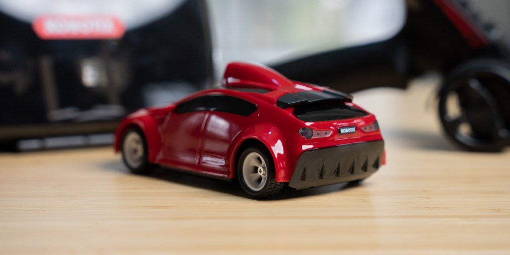 a close up of a toy car