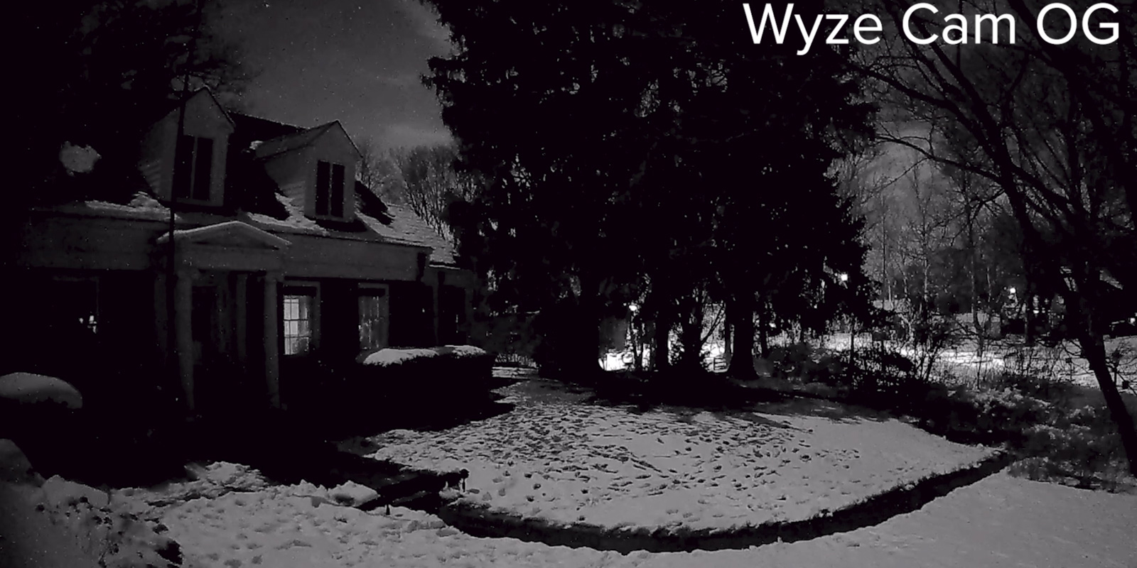 a house covered in snow