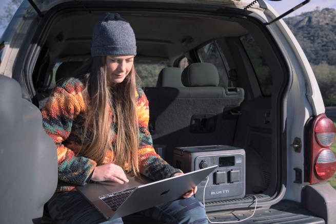 a person sitting in a car