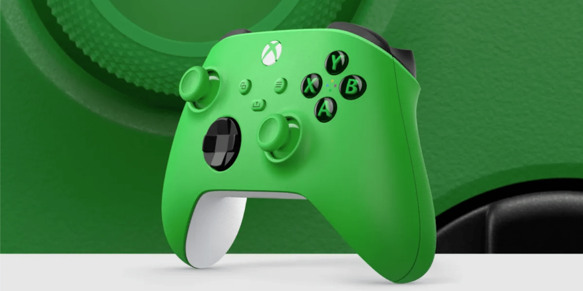 green Xbox controller