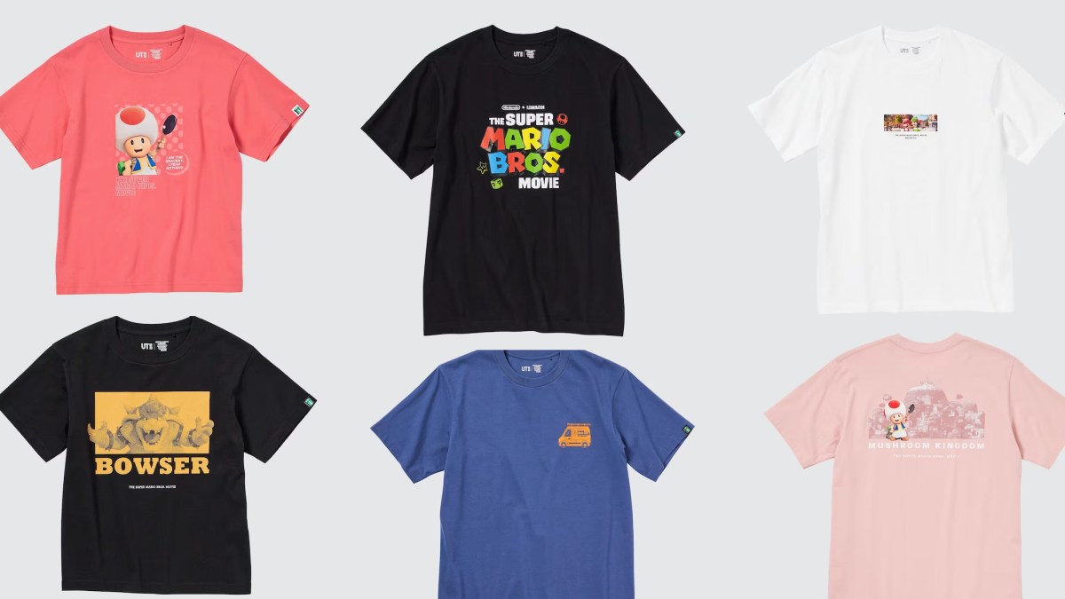 Uniqlo Super Mario Bros. Movie apparel