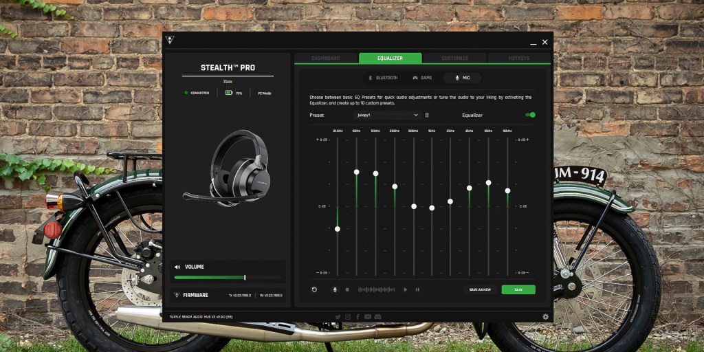 Mic EQ options