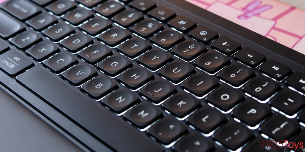 a close up of a computer keyboard