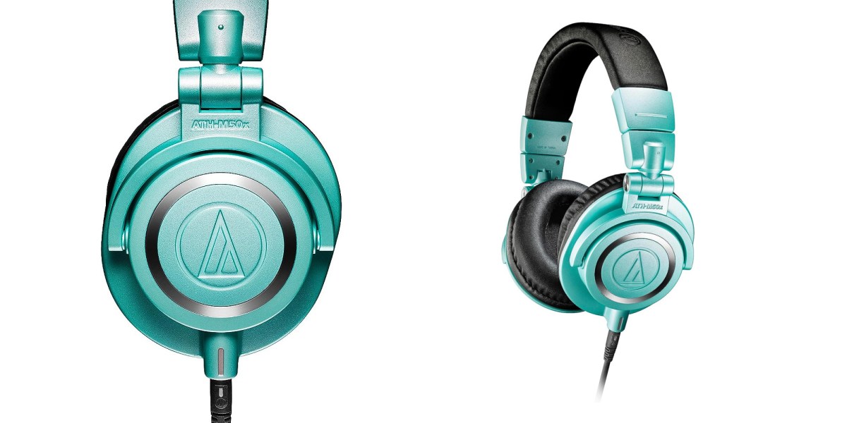 Audio-Technica Ice Blue Headphones