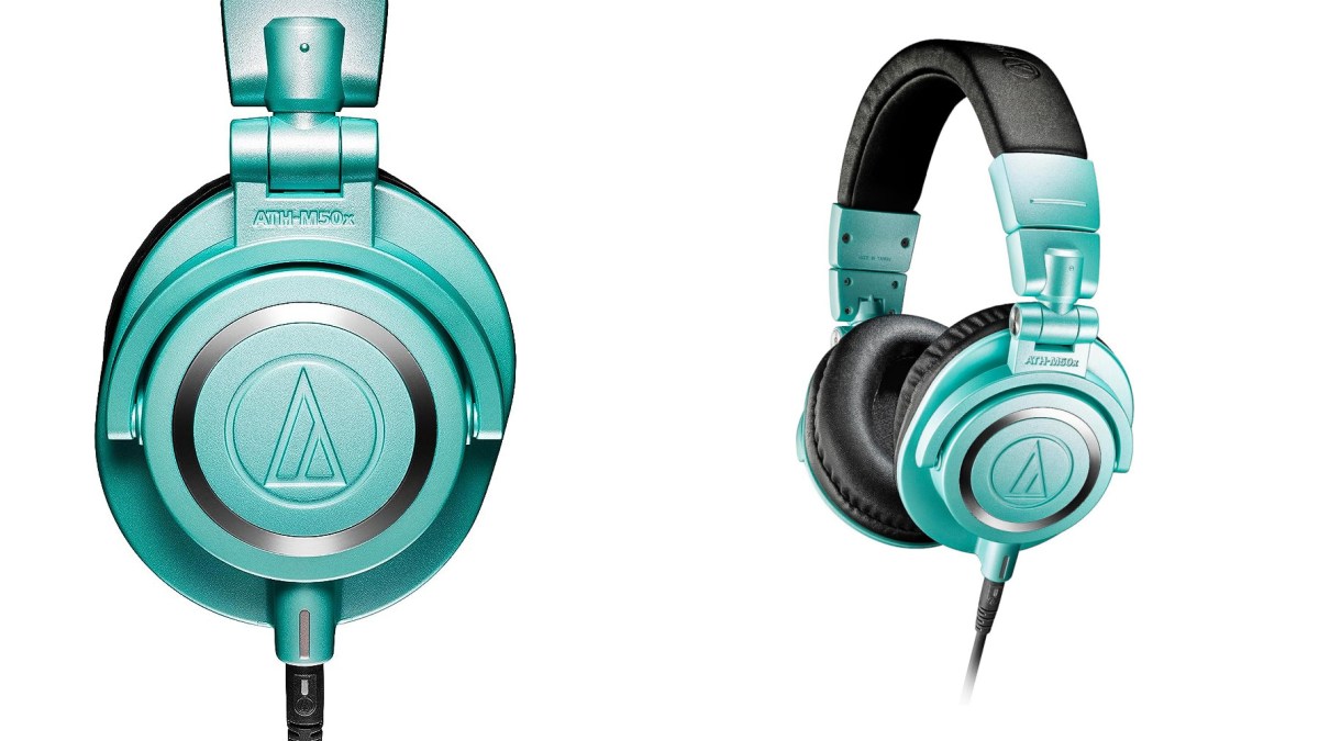 Audio-Technica Ice Blue Headphones