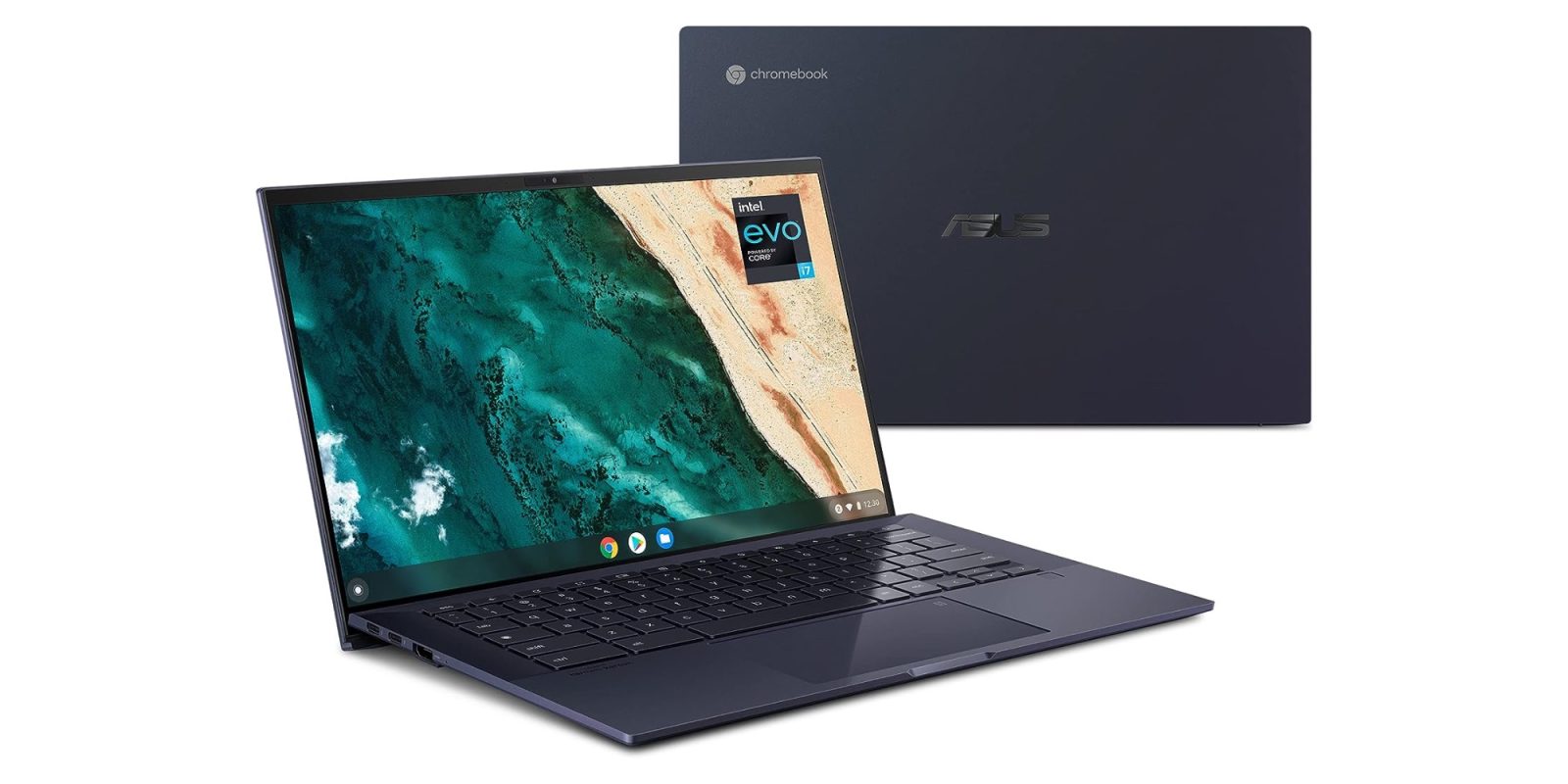 a close up of a laptop computer