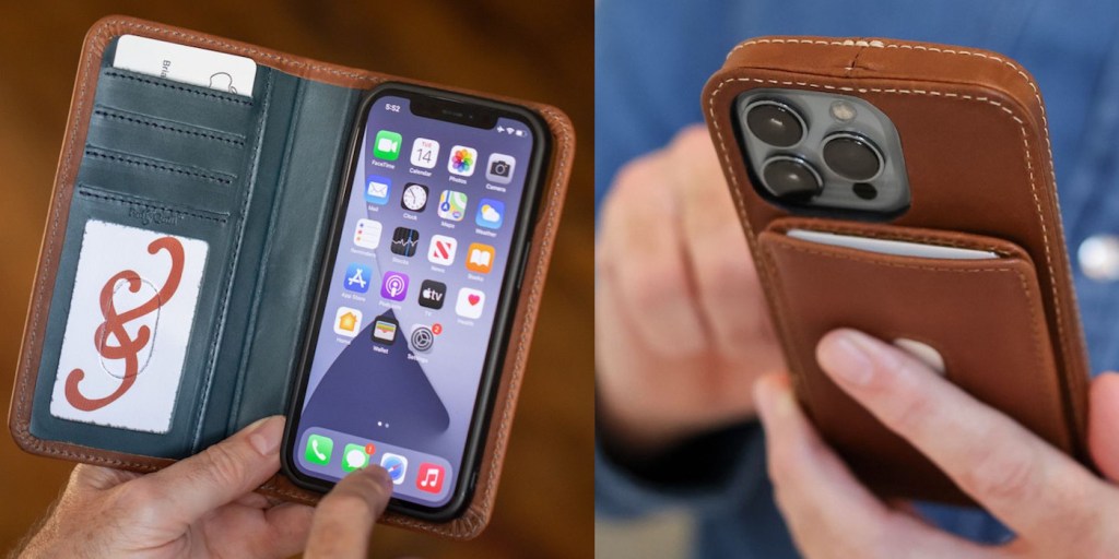 Pad & Quill leather iPhone 15 wallet cases