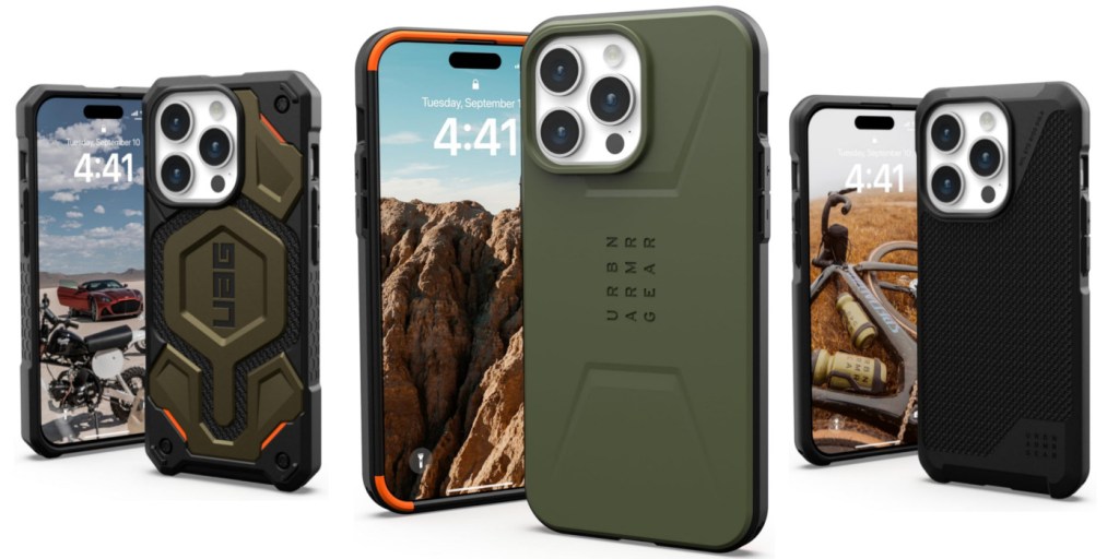 UAG military iPhone 15 cases