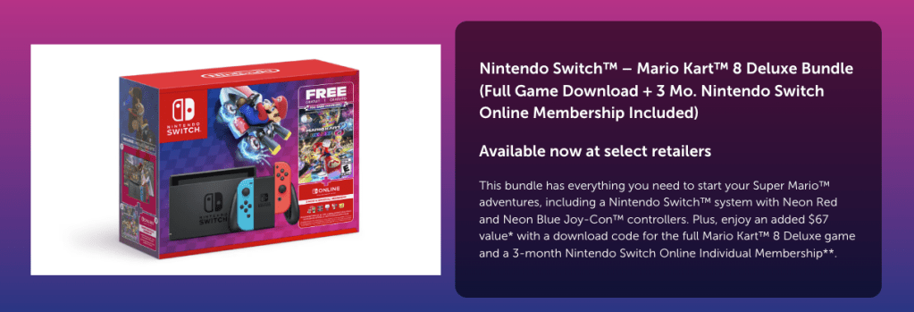 Nintendo Black Friday deals