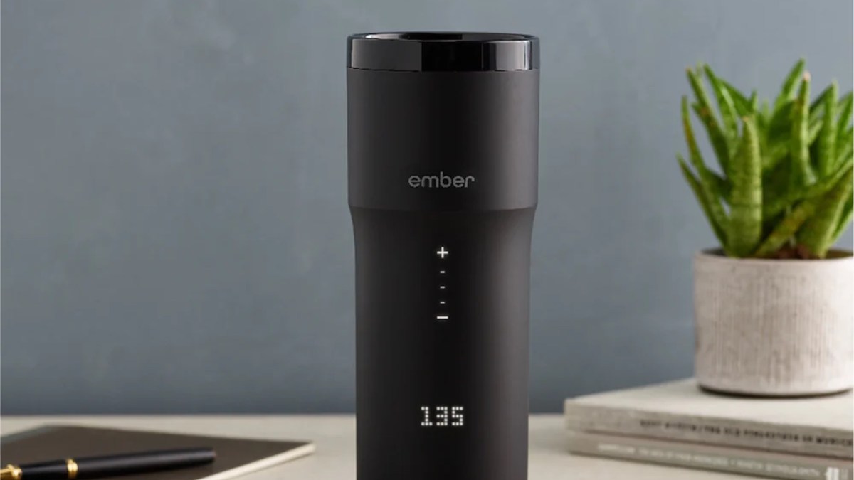 Ember Apple Find My travel mug