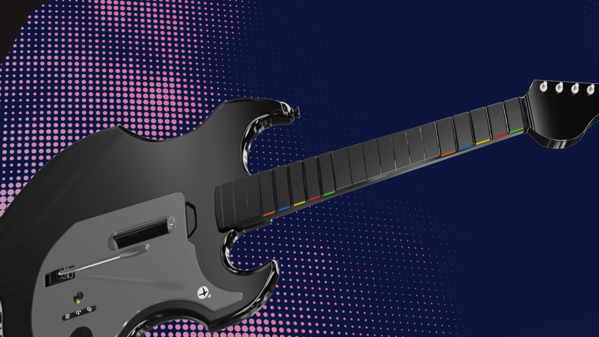 wireless Riffmaster gaming guitar controller