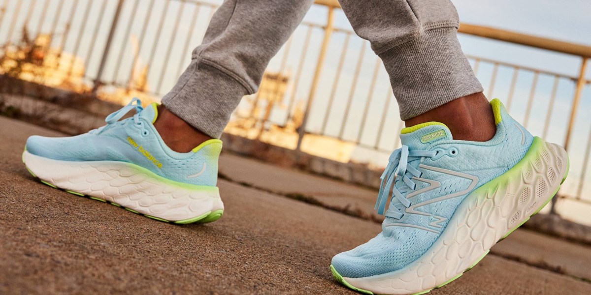 a close up of feet wearing blue shoes