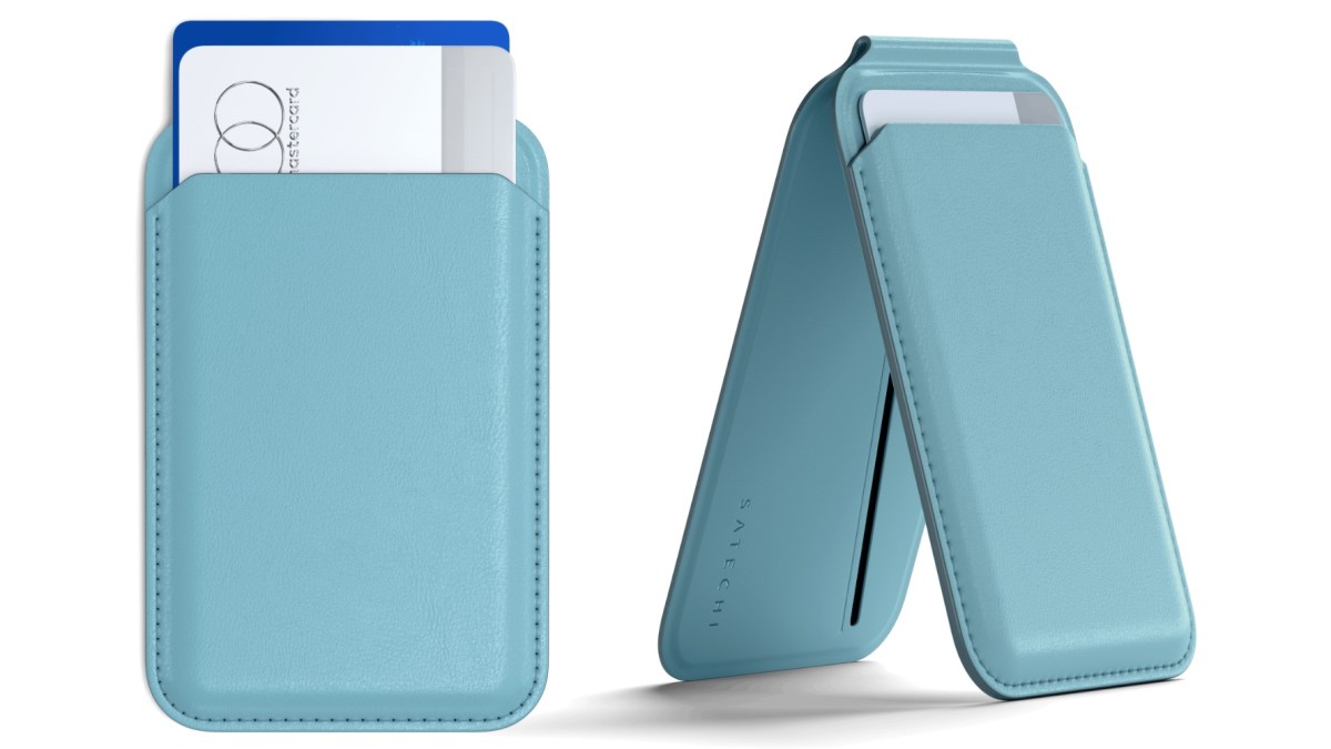 Satechi Light Blue Wallet