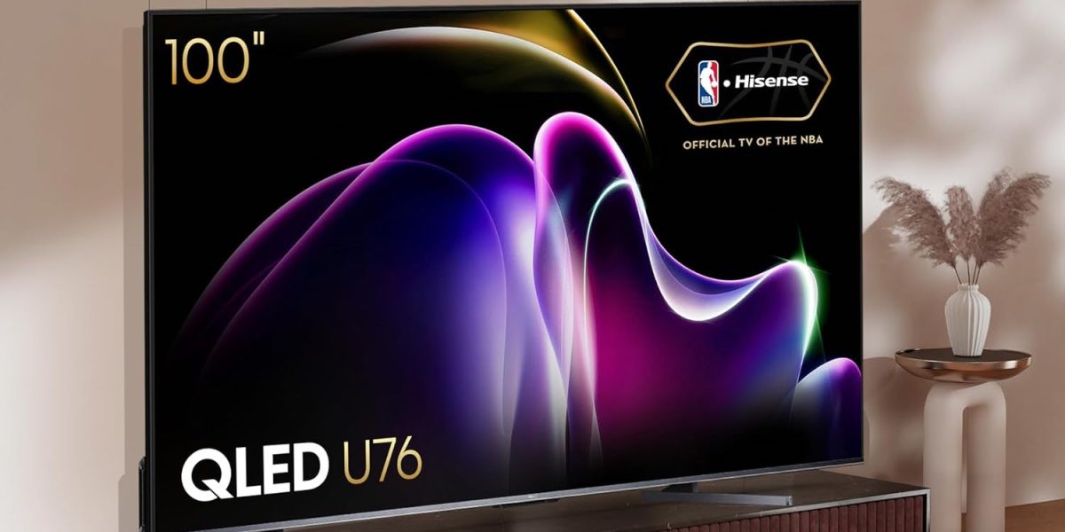 Hisense 100-inch Class U76 Series 4K QLED UHD Smart Google TV