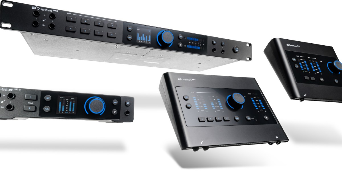 new PreSonus Quantum Audio Interfaces