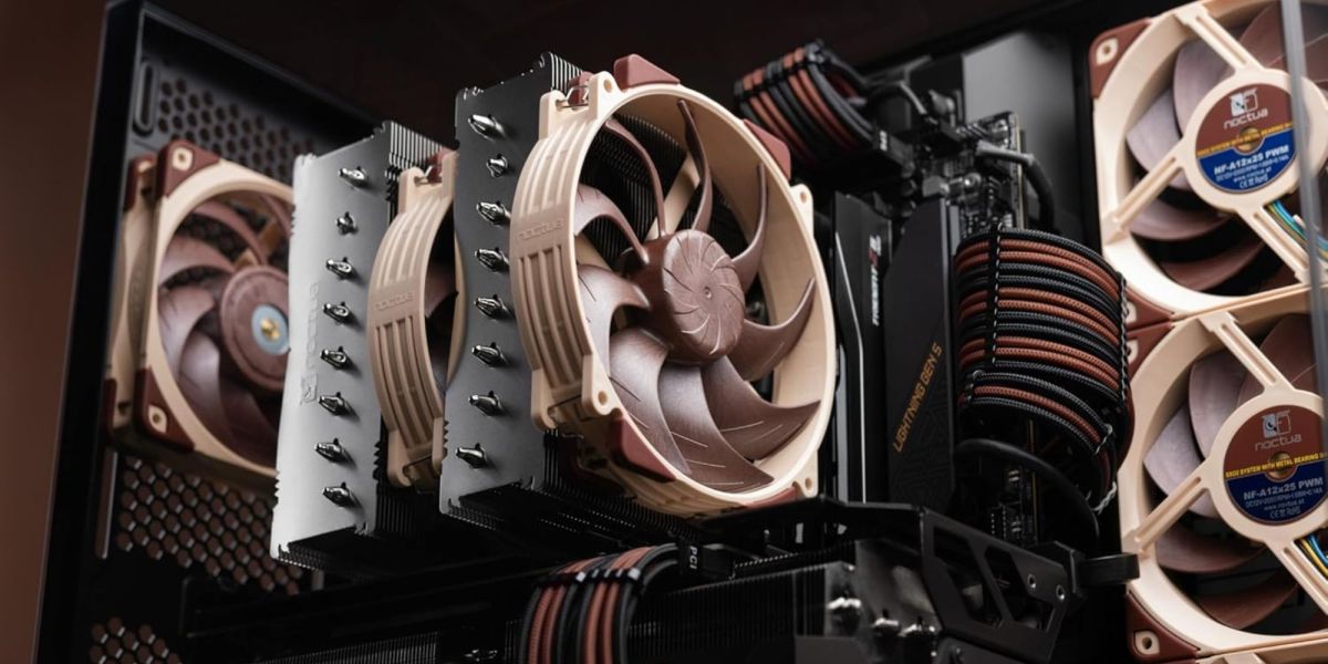 Noctua NH-D15 G2 CPU cooler installed on a PC