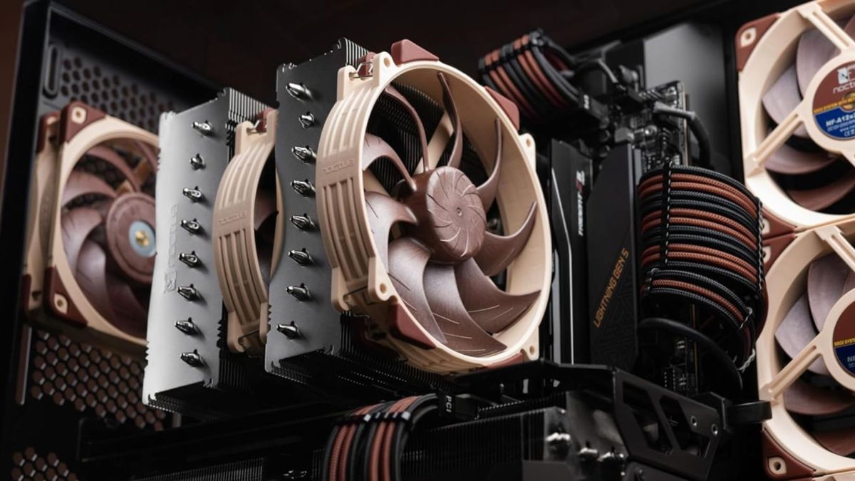 Noctua NH-D15 G2 CPU cooler installed on a PC