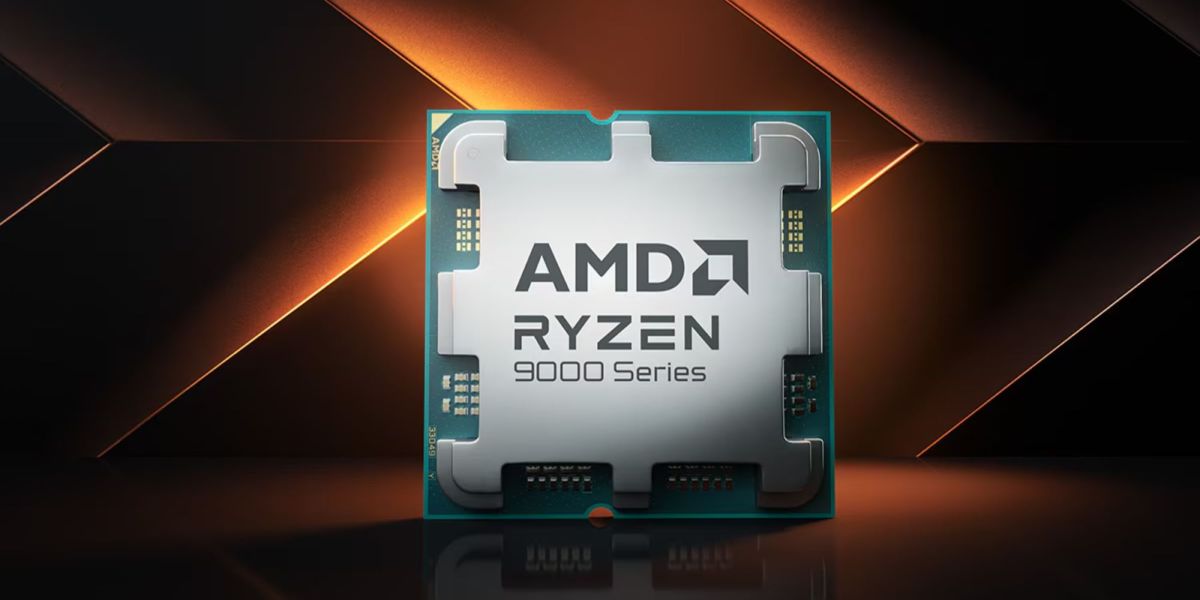 Render of AMD Ryzen 9000 series processor.