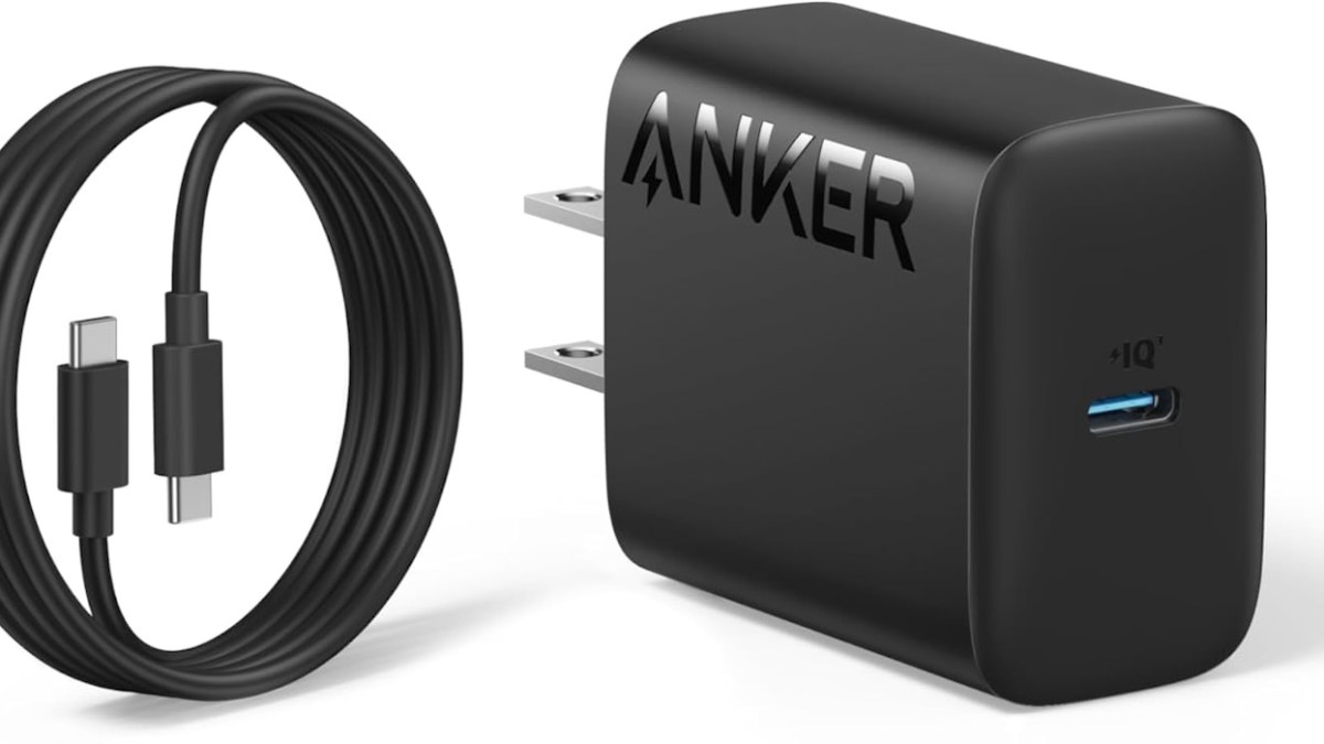 Anker 25W chargers and cables