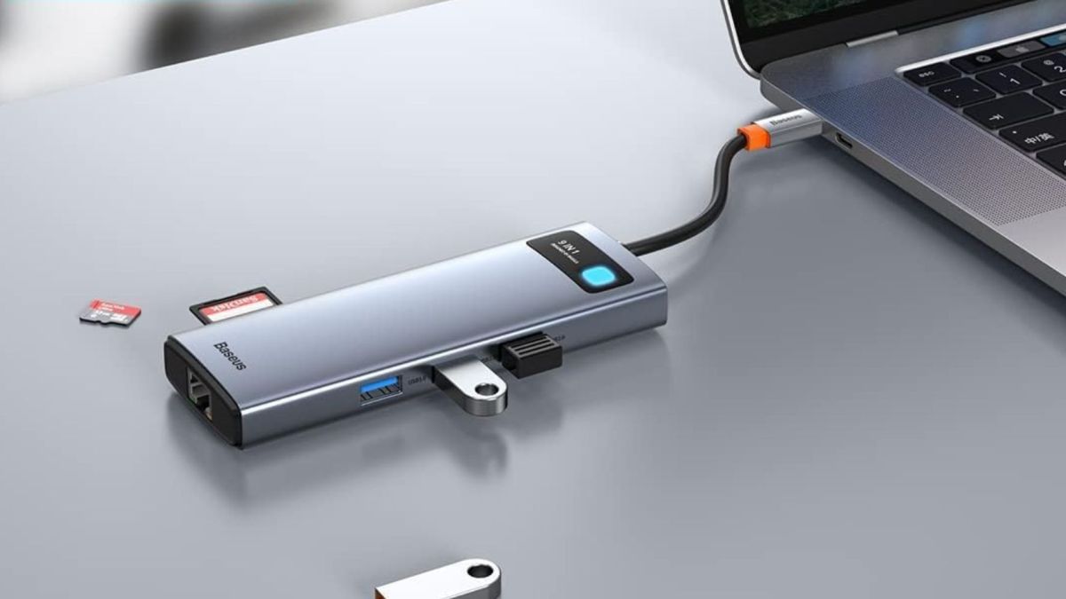 Image showing Baseus' 9-in-1 docking station.