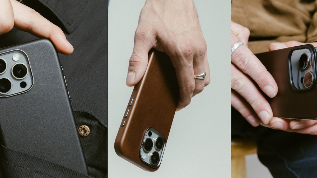 Nomad leather iPhone 16 cases