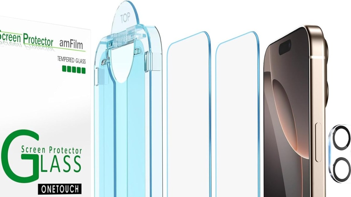 amFilm iPhone 16 screen protectors