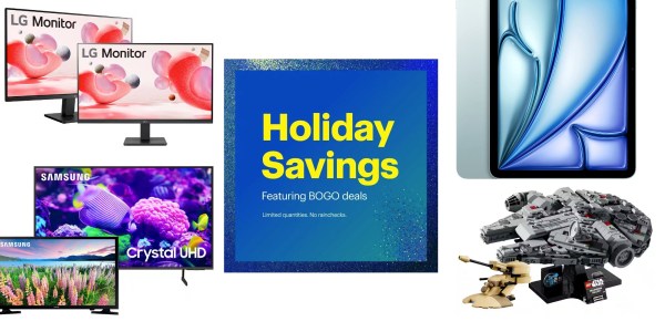 Best Buy Holiday BOGO sale