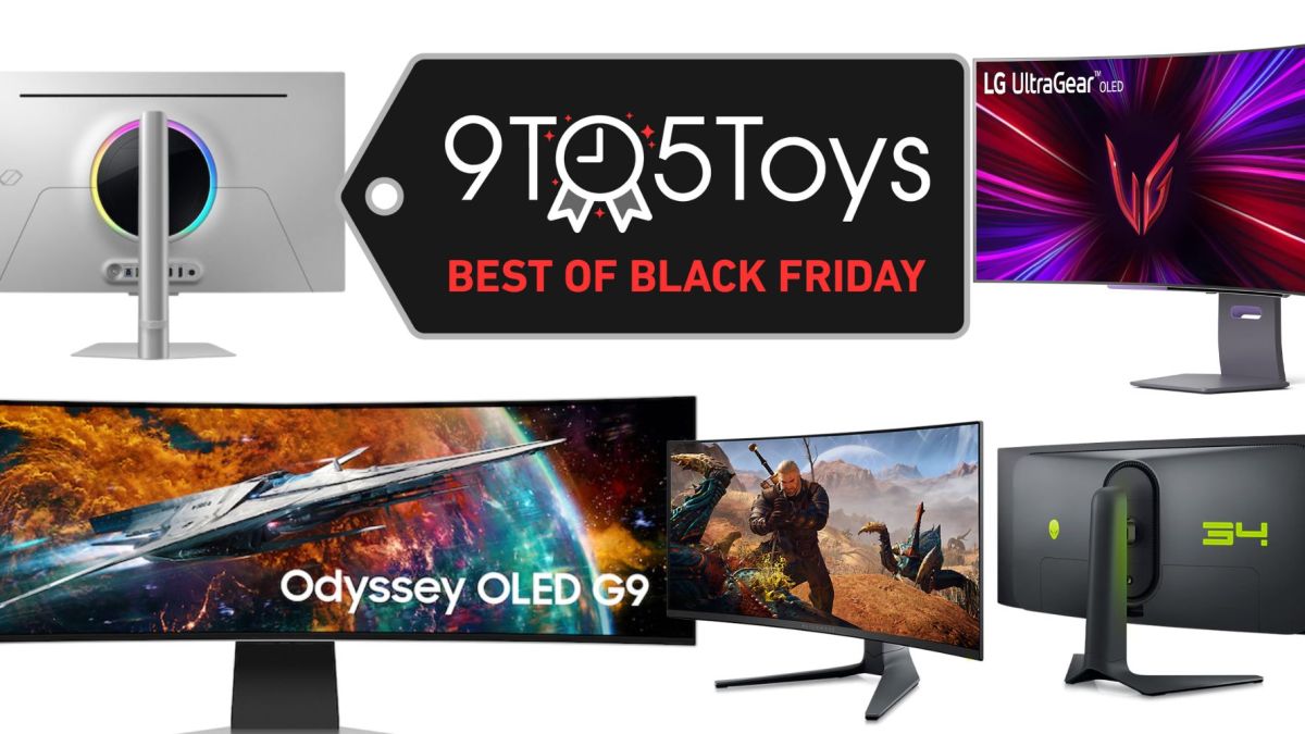 Image showing Black Friday gaming monitor illustration.