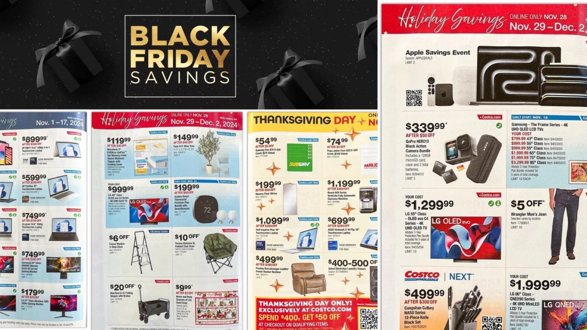 Costco 2024 Black Friday ad